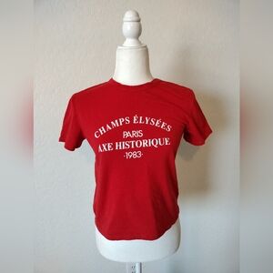 Zara Vibrant Red Tee